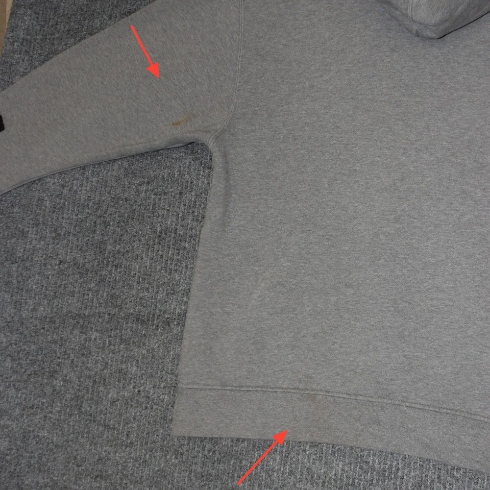 Jordan Jumpman Hoodie‎ Mens M Grey Pullover Casual Athletic Sweatshirt Sport